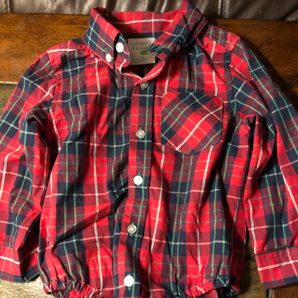 Onesie Button Up Dress Shirt